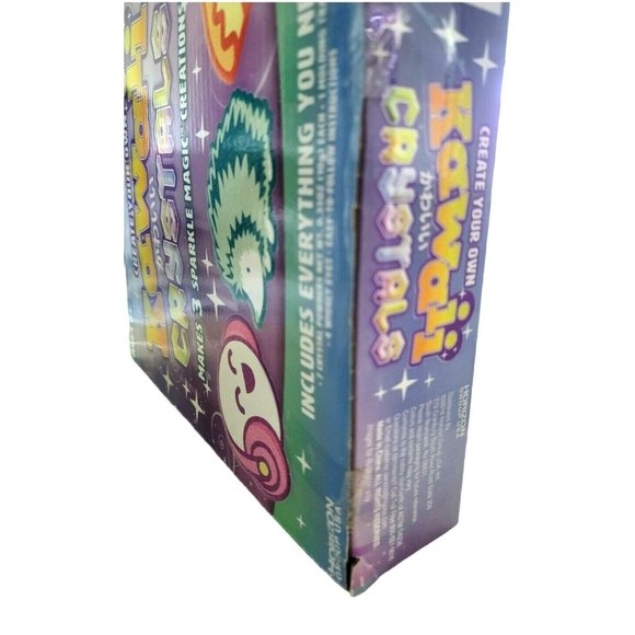 Science Project Kit Kawaii Crystals DIY Creations Kids STEM Makes 3 Crystals NEW - Picture 2 of 2